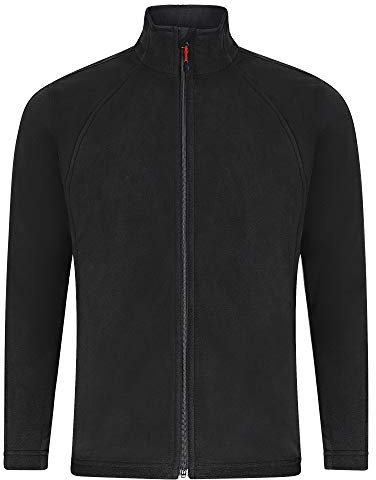 Engelbert Strauss Fleecejacke Atmungsaktiv Windabweisend Wärmend Dryplexx Micro (Schwarz, M)