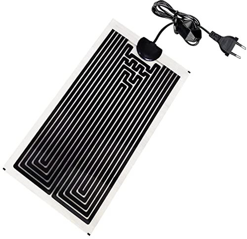 CAM2 Heizkissen für Glasbehälter, verstellbares Heizkissen für Reptilien mit Temperaturregelung für Reptilien, Schlangen, Eidechsen, Geckos, Spinnen, Raupen, Aquarienheizkissen (7W)