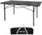 POEPORE Tavolo da Campeggio Pieghevole Regolabile in Altezza 141 x 70 x 70cm 4-6 Persone Leggero in Alluminio per Campeggio Picnic Barbecue Cortile Feste Supporto 80 kg