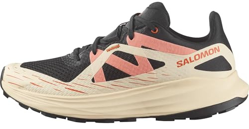 SALOMON Donna Ultra Flow Black Tender, Scarpe da Trekking Versatili per il Comfort, Escursioni e Corsa Trail per Avventure all'Aperto, Black Tender Peach Fusion Coral, 41 1/3 EU