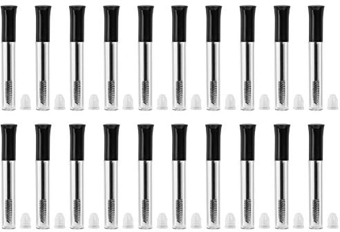 Caratteristiche:1. Lo Scovolino può Essere Utilizzato Anche Come Spazzolino per Ciglia 5ml 20 Pezzi Tubetti per Mascara Contenitori per Mascara Flaconi Vuoti per Ciglia