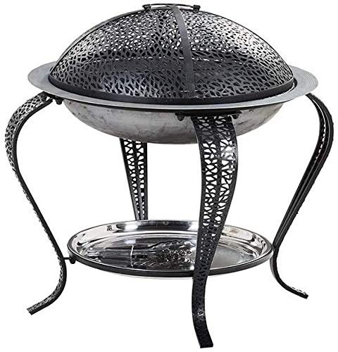 bttllke Fogatas para Exteriores Fogón de leña para Exteriores Jardín Terraza Calentador Estufa de carbón para Barbacoa Brasero