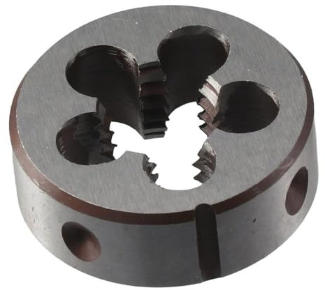 Troquel de corte de rosca de acero for herramienta de aleación, troquel redondo, rosca de máquina 5/8-11 UNC, troquel de roscado a mano derecha, 1 ud.