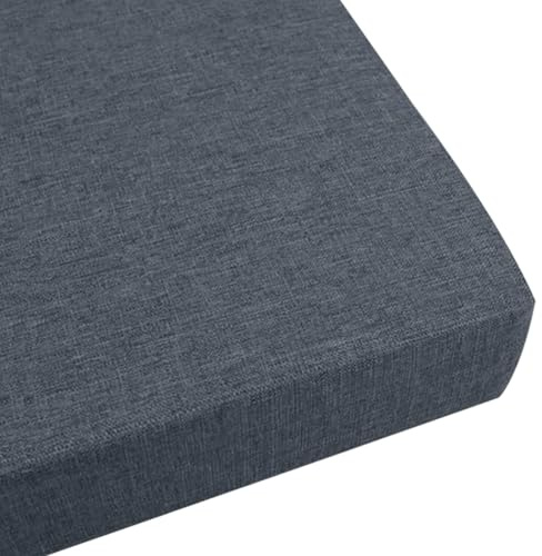 uyeoco Bankauflage,5CM Dicke Sitzkissen Bank, Outdoor Bankkissen mit Abnehmbarem Leinen Bezug, rutschfest Sitzpolster Bank, Gartenbank Auflage, Bankpolster Stuhlkissen für Gartenmöbel(Y17,40x70cm)