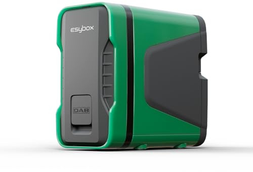 Dab Esybox Pop 60220687 – Kompaktes elektronisches Druckerhöhungssystem für Wasser, Smart-Konnektivität mit der DAB H2D App, maximale Förderleistung bis zu 3.900 Liter/Stunde, Förderhöhe 32 Meter
