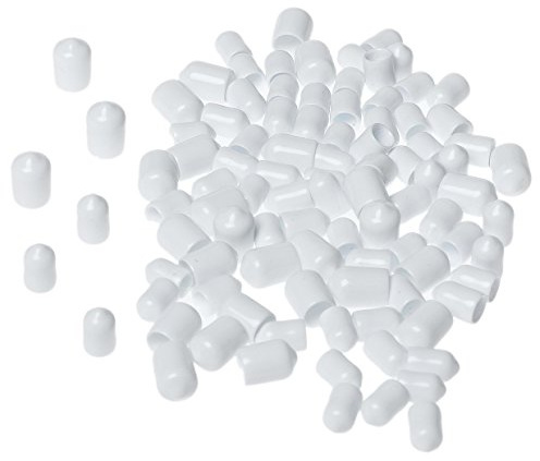 ClosetMaid 75355 Wire Shelf End Caps, 24 Large and 60 Small, 84 Pack, White