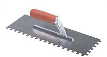 Raimondi - Frattone dentato 10 x 10 mm manico in gomma 36 x 12 cm