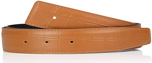 Exklusiver Premium Krokodilleder Optik Ledergürtel als Wendegürtel in der Breite 32 mm Echt Leder Gürtel mit eine dicke von 3,5mm ohne H Gürtelschnalle