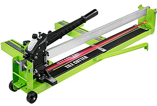 VEVOR Tile Cutter Manual Tile Cutter Tile Cutting Machine Ceramic Porcelain Tile Cutter w/Laser Guide All-Steel Frame and Bonus Spare Cutter Wheels Tile Cutter Hand Tool (E300-1M)