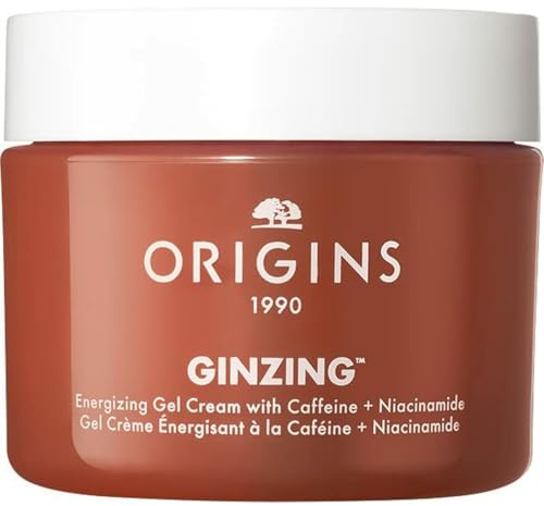 Origins GinZing Energizing Gel Cream | Feuchtigkeitspflege für Strahlkraft und Glow | Mit Vitamin C, Niacinamid, Ginseng und Koffein, 50 ml