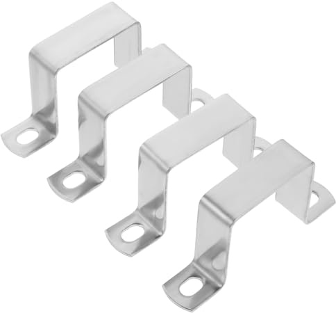 ULTECHNOVO Square Tube Clamp 2 in Stainless Steel – Rustproof Heavy-Duty Grip for Plumbing, Balcony & Stair Railings for 2x2 in Square Pipes