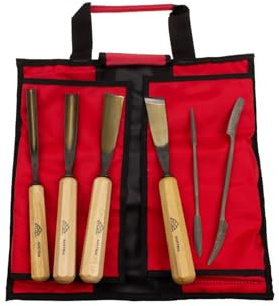 Stubai Set di raspe per intaglio/scanalate N2, 6 pezzi, serie 52 S520005 (set da intaglio per scanalature, per intagliare e intagliare