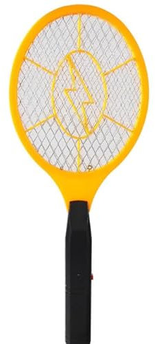 Household Strong Battery Electric Fly Swatter Fruit Worm Swatter Brilliant Smart Home Control (Yellow, One Size)