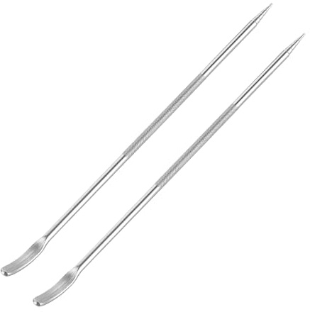 uxcell Stainless Steel Coffee Latte Art Pen, 2Pcs135mm/5.31 Coffee Fancy Tool for Latte Espresso Decorating