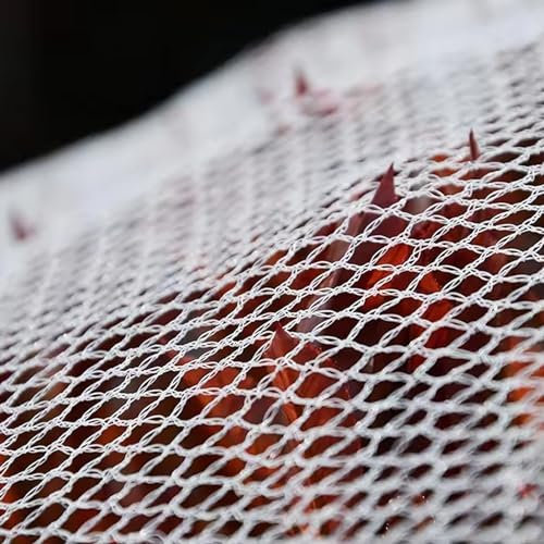 Rete Antigrandine, Telo Antigrandine per Orto Forte e Non Facile da Strappare per Proteggere Frutta Verdura e Piante(3x5m)