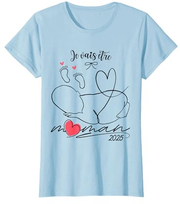 Femme Enceinte Future Maman 2025 Annonce Grossesse Original T-Shirt