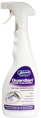 Johnsons Guardian Home Flea Spray - Long-Lasting Pest Control - 500ml