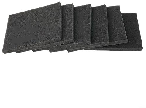 Daaxing 6 filtros de esponja universales de repuesto para aspiradora FC8140, FC8142, FC8144, FC8148, filtro de espuma para aspiradoras FC8140, FC8142, FC8144, FC