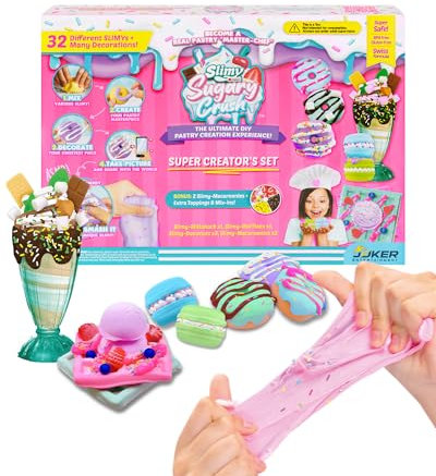 SLIMY Sugary Crush – Super Creator's Set, Slime e plastilina, set creativo, gioco da forno per miscelare, modellare e decorare, per bambini