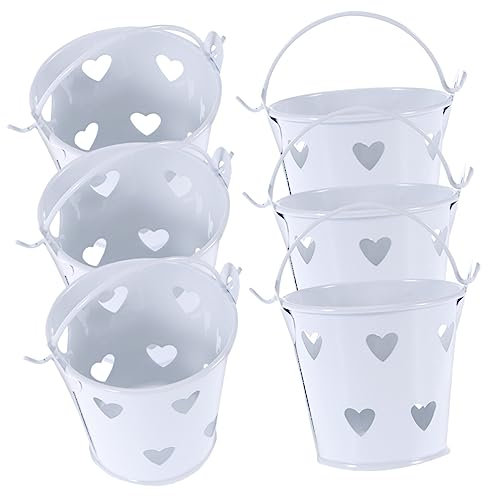COLLBATH Metall Süßigkeiten Eimer Kleiner Aufbewahrungseimer Für Snacks Kosmetikpinsel Party Dekoration Schreibtisch Organizer