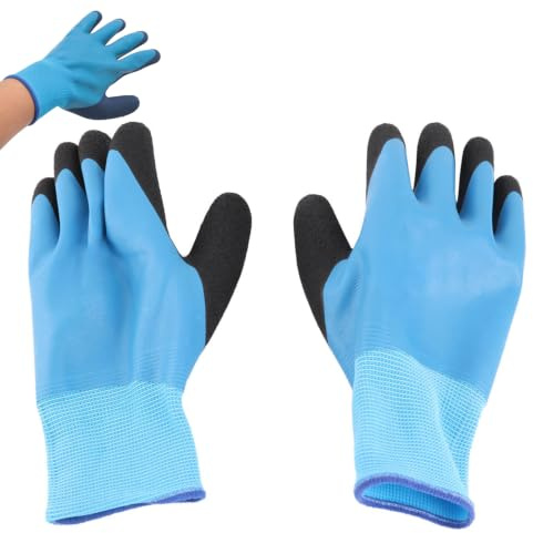 lvifloae Guanti isolanti elettrici Guanti da lavoro isolati ignifughi Guanti ad alta tensione in gomma antiscivolo resistenti alla tensione 400V