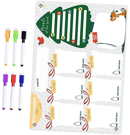 Tofficu Magnetischer Trockenlöschkalender Für Die Wandmontage Am Kühlschrank Magnettafel