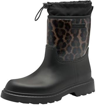 Tamaris gummibåt för kvinnor, 1–25415–45 gummistövlar, leopard, 38 EU, leopard, 38 EU