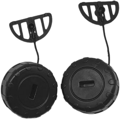 2 Pieces MS170 MS180 017 018 Fuel Cap and Oil Cap, Petrol Cap Replacement for Chainsaw