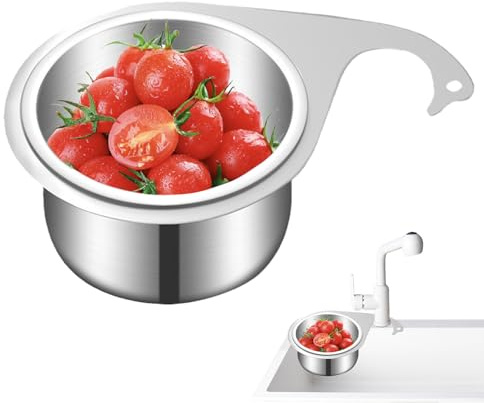 Colino angolare per lavello, scolapasta in acciaio inox, scolapasta a forma di cigno, scolapiatti per lavabo, scolapasta per lavello da cucina, scolapasta angolare per restanti alimenti