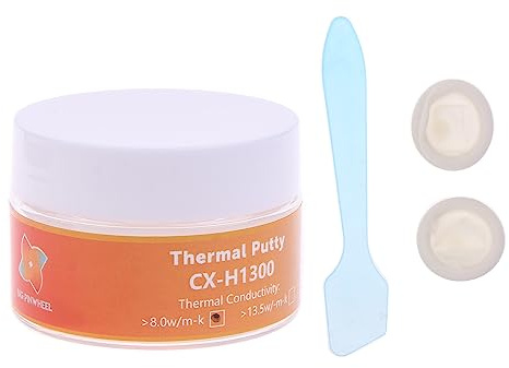 BUBEFSKD H1300 Thermo Putty 8W/M.K - Pasta conduttiva in gesso non conduttiva del dissipatore di calore 20G/50G/70 G