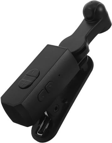 MUCKLILY Clicker Automático Recargable Negro para Pantalla Móvil con Pantalla Digital LED Control Táctil Ajustable para Smartphone Accesorio Portátil para Transmisión y Juegos