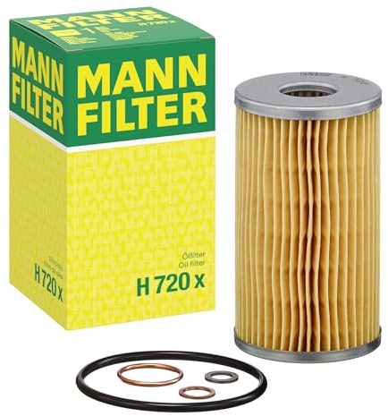 MANN-FILTER H 720 x Ölfilter - für Pkw + Transporter | Für PKW, Hohe Filtrationsleistung, Optimaler Motorschutz, Hochwertige Dichtung, Echte OE-Technologie