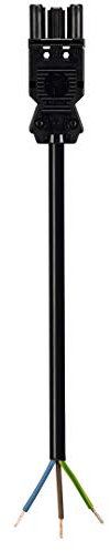 Wieland Buchse GST18i3 183 mit Zuleitung 1 Meter 92.232.1003.1 schwarz