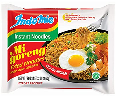 Indomie Mi Goreng Instant Noodle 3 oz - (Pack of 30)