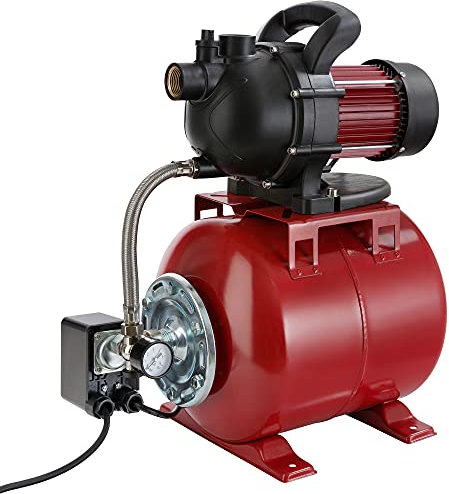 Arebos Domestic waterworks / 1000 watt/delivery Rate 3500 l/h/delivery Head 44 metres / 19 l Tank/GS Tested