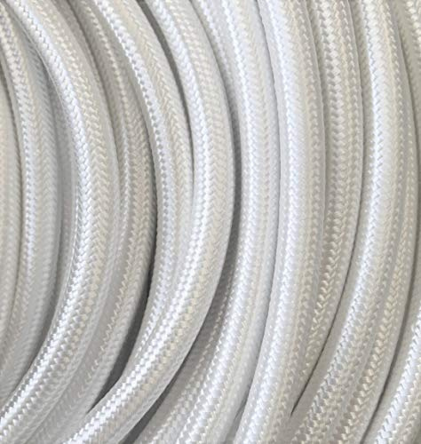 Kopp 151502082 H03 VV-F 3 x 0.75 Textile Cable White