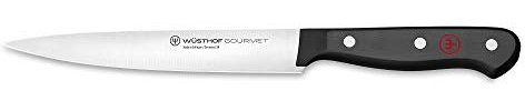 Wüsthof Gourmet 6 Inch Flexible Fillet Knife, Black