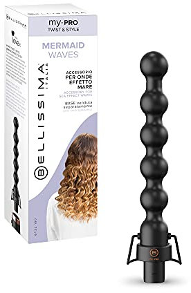 Bellissima My Pro Imetec GT22 150 Accessorio Mermaid Waves Per Styler Arricciacapelli Twist&Style, Ferro Riscaldato Forma Bubbles, Diametro 25 Mm, Rivestimento In Ceramica, Temperatura 190°C