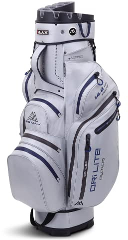 BIG MAX Dri Lite Silencio 2 Cartbag - Wasserabweisende Golftasche Silber