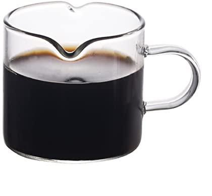 Sauciere，Saucenschale Gla Teetasse Kaffeetassen mit Griff Espresso-Tassen Milch Fruchter Schaumkugeln Kreative Milch Tassen Trinken Saucenbehälter Sauciere Für Küche Liefert ( Color : 120ml )