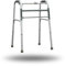 Euromedis - Déambulateur léger, pliable et à hauteur réglable de 74 à 93 cm - Aide à la mobilité