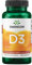 Swanson, Vitamine D3 50mcg (2000 UI), Dépôt, 1 Capsule tous les 2 Jours, 250 Capsules, Haute Dosé, Sans Soja, Sans Gluten, Sans OGM