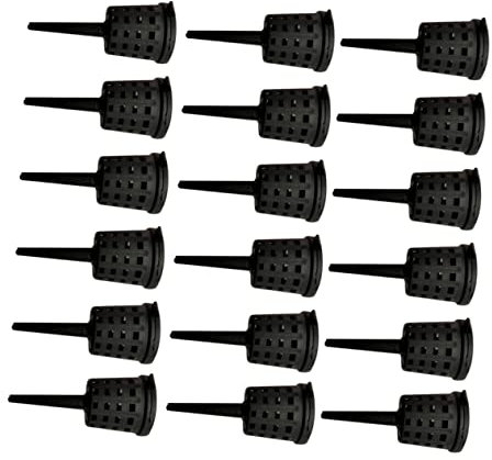 TOPBATHY 50 Stücke Kunststoff Aquarium Pflanzen Kunststoff Pflanzer Pflanzen Für Aquarium Dünger Spikes Dünger Orchideenkörbe Blumenkorb Dünger Wurzeldünger Bonsai Dünger Box Orchidee
