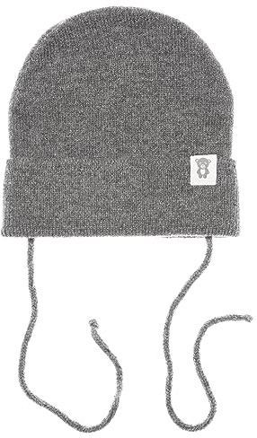 KNITAS Einlagig Gestrickte Babymütze aus Merino und Kaschmirwolle für Baby Kleinkind I Superweiche Mütze für Neugeborene I Babies Winter, Herbst mütze in Beige, Rosa, Grau