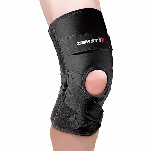 Zamst ZK-Protect -Ginocchiera sostegno completo e legamenti crociati, (L) | Stabilizzazione totale legamenti anteriore LCA, laterale LCL, mediale LCM, sostegno completo articolazione, menisco, rotula