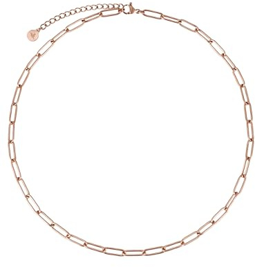 BONNYBIRD® Wasserfeste Edelstahl Gliederkette Damen in Silber, Gold & Roségold, 100% Wasserfest & Hautverträglich BonnyLink
