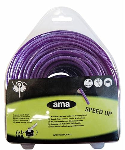 Filo Decespugliatore AMA 25 m Seghettato Ø 4 mm Viola