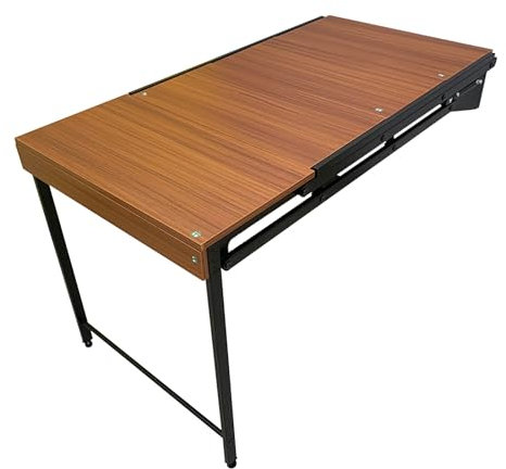 Wandtisch Klappbar, Wandklapptisch Mit Regal ,Holz Kleiner Schreibtisch, Klappschreibtisch Für Arbeitszimmer Home, Office, Esszimmer, Studentenwohnheim, Wohnzimmer, Schlafzimmer ( Color : B , Size : 1