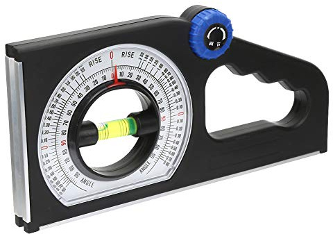 Inclinometer, Angle Finder Multi Function Angle Meter Angle Measuring Tool Engineering Slope Angle Measuring Meter Magnetic All Direction Slope Scale