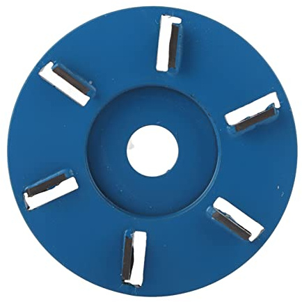 Eujgoov 6 Denti Taglierina per Fresatura in Acciaio Intaglio in Legno per Intaglio a Radice, Facile da Installare il Taglio di Materiale Premium di Utilizzo Versatile Massimo, Ideale per Lucidare i